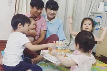 Ca sĩ Lý Hải đón sinh nhật giản dị bên vợ con