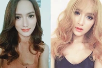 Khó nhận ra Hương Giang Idol với mái tóc mới vàng hoe