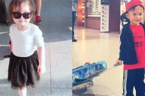 Ngắm dàn nhóc tì nhà sao Việt chất lừ tại sân bay