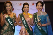 Nam Em tiếp tục giành giải bạc tại Hoa hậu Trái đất 2016