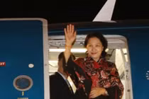 Chủ tịch Quốc hội bắt đầu dự Hội nghị Nữ Chủ tịch Quốc hội thế giới