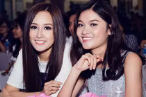 Mai Phương Thúy tự tin đọ sắc cùng Á hậu Thùy Dung