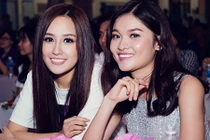 Mai Phương Thúy tự tin đọ sắc cùng Á hậu Thùy Dung