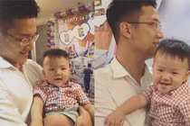 Chí Nhân hạnh phúc bên con trai sau sóng gió tình cảm