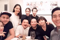 Dàn diễn viên phim "Thần tượng" mừng sinh nhật Phạm Quỳnh Anh