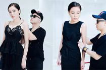 Kỳ Duyên gợi cảm với đầm đen của Đỗ Mạnh Cường