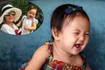 Loạt ảnh biểu cảm cực yêu của con gái Hà Kiều Anh