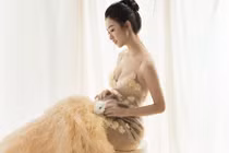 Á hậu Hà Thu tung ảnh bên bầy thỏ tiễn năm 2016