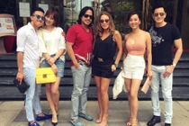 Trấn Thành - Hari Won tình tứ đi ăn cùng MC Kỳ Duyên