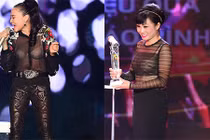 Hình ảnh lộ nội y phản cảm của Thu Minh, Phương Thanh