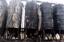 “Bà hỏa” thiêu rụi 10 tháp bia ở Thanh Hóa