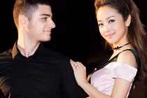 Jennifer Phạm đẹp ngọt ngào bên bạn nhảy Tây 