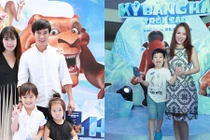 Vợ chồng Lý Hải dẫn con đi xem “Kỷ băng hà: Trời sập“