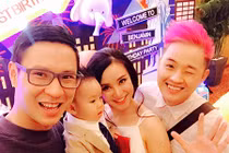 Vy Oanh tổ chức sinh nhật cho con trai tại Việt Nam