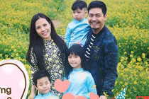 Ngắm vẻ đáng yêu của ba nhóc tì nhà MC Phan Anh