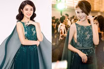 Hoa hậu Thu Ngân "đụng hàng" Ngọc Trinh: Ai mặc đẹp hơn?