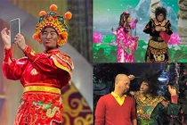 Tạo hình khó đỡ của Minh Quân qua các mùa Táo quân