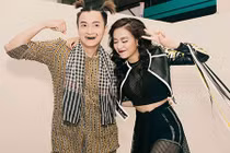 Hoàng Thùy Linh nhí nhảnh bên Ngô Kiến Huy