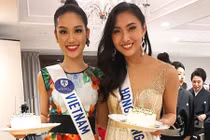 Phương Linh đón sinh nhật bên thí sinh HH Quốc tế 2016