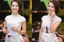 Á hậu Thụy Vân đeo đồng hồ 450 triệu đi sự kiện