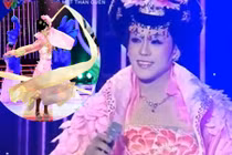 Phan Ngọc Luân giả gái, múa lụa hút hồn giám khảo 