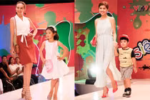 Ngọc Diễm, Hồ Oanh Yến dẫn con đi thi Siêu mẫu nhí