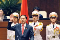 TT Putin chúc mừng tân Chủ tịch nước Trần Đại Quang