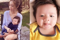 Cận cảnh vẻ đáng yêu của con trai Elly Trần