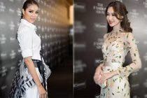 HH Phạm Hương đọ sắc cùng Đặng Thu Thảo trên thảm đỏ