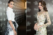 HH Phạm Hương đọ sắc cùng Đặng Thu Thảo trên thảm đỏ