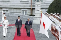 Lễ đón chính thức Thủ tướng Nguyễn Xuân Phúc thăm Nhật Bản