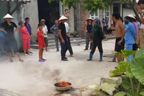 Dân Quảng Ninh hoảng sợ vì nước giếng bốc cháy ngùn ngụt