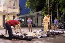 CSGT Bắc Giang tóm gọn nửa tấn gỗ sưa quý hiếm