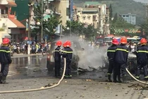 Thông tin gây sốc về vụ nổ xe taxi ở Quảng Ninh