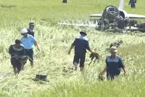 Một người dân bị thương vì máy bay quân sự rơi ở Phú Yên