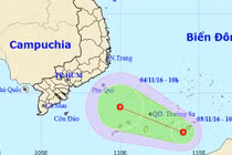 Áp thấp nhiệt đới trên biển Đông, công điện chủ động ứng phó