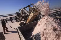 Chiêm ngưỡng cảnh đẹp từ đầm muối hoang ở Crimea