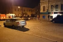 Hiện trường vụ đánh bom nhà hàng Kharkov