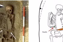 Giải mật việc người đàn ông không gắn dao vào bàn tay trong mộ cổ 1.500 năm