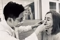 Hoàng Yến đi chữa mũi sau cú đấm "trời giáng" từ chồng cũ