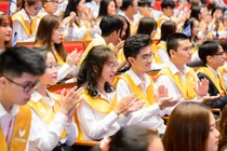 Thầy trò VinUni háo hức trong ngày khai giảng đầu tiên