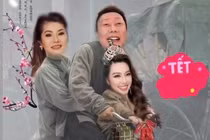 Chủ tịch Miss Grand đèo "gà cưng" Thùy Tiên đi chơi Tết bằng xe đạp