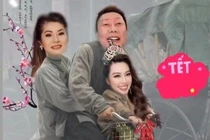 Chủ tịch Miss Grand đèo "gà cưng" Thùy Tiên đi chơi Tết bằng xe đạp