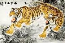 Năm Nhâm Dần muốn treo tranh hổ cần lưu ý 5 nguyên tắc