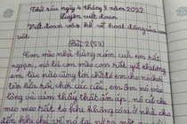 Bài văn tả mèo hàng xóm của bé gái khiến dân mạng "gục ngã"