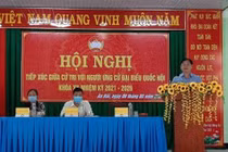 Ngày 3 TXCT huyện Ninh Phước của ĐV bầu cử số 2: 4 ứng viên ĐBQH và TSKH Phan Xuân Dũng thuyết trình gì?