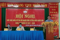 Ngày 3 TXCT huyện Ninh Phước của ĐV bầu cử số 2: 4 ứng viên ĐBQH và TSKH Phan Xuân Dũng thuyết trình gì?