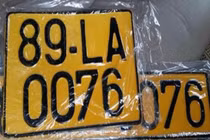 Từ 1/8: Ôtô kinh doanh vận tải dùng biển số màu vàng, chữ đen