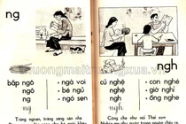 Ký ức ùa về qua bộ sách Học vần lớp 1 năm 1977