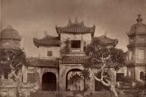 Ảnh hiếm chùa Báo Ân bên hồ Hoàn Kiếm từ 100 năm trước